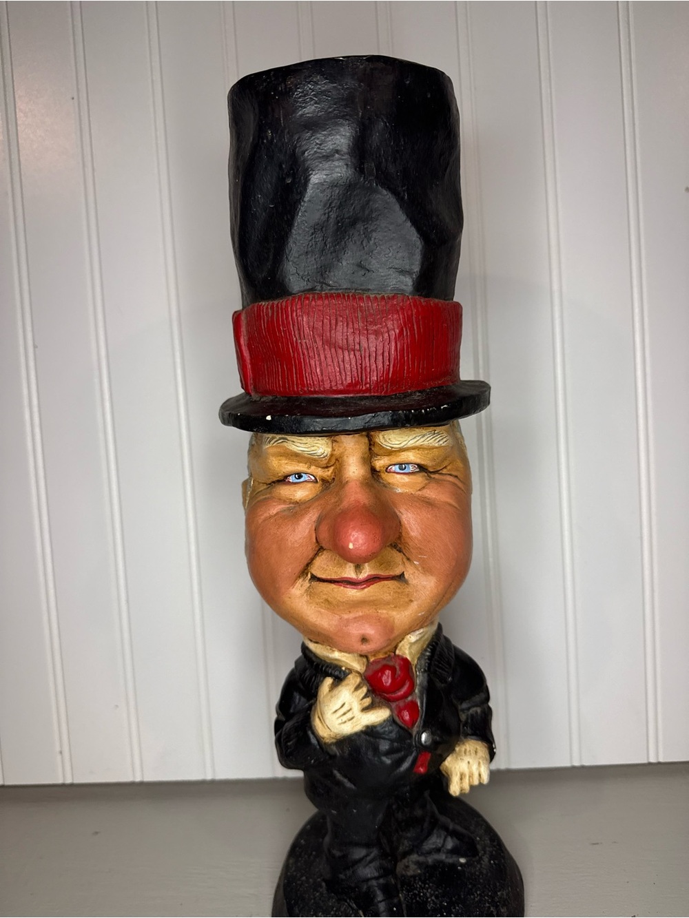 Vintage Best WC FIELDS Chalkware Vintage Esco Large Heavy Chalkware Statue